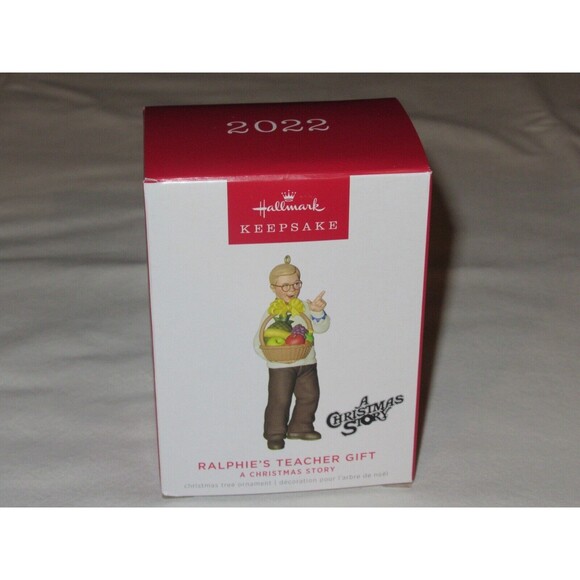 2022 Hallmark RALPHIE'S TEACHER GIFT A Christmas Story  Keepsake Ornament NEW - Picture 9 of 10